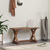 vidaXL Bench Natural 85 x 35 x 45 cm Solid Reclaim wood