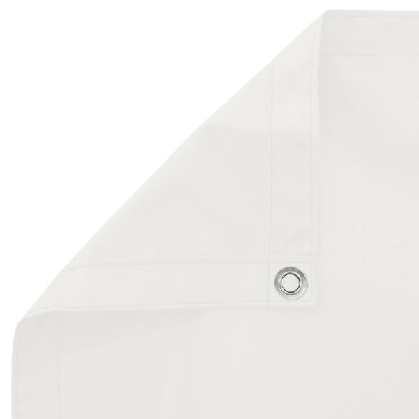 vidaXL Balcony Screen White 100 x 400 cm Oxford Fabric