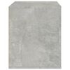 vidaXL Bedside Cabinet Concrete Grey 50x39x47 cm