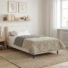 vidaXL Full Year Duvet Quilted Light grey 135 x 200 cm