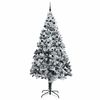 vidaXL Christmas Tree with 300 LEDs with Stand White 300 cm PVC