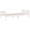 vidaXL Children's Bed without Mattress White 75x190 cm Solid Wood Pine