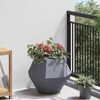 vidaXL Planter Anthracite 50 x 50 x 40 cm Steel