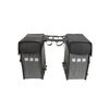 Willex Bicycle Panniers 33 L Slanting Black and Grey 10713