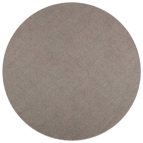 vidaXL Area Rugs Round LUGO Taupe &Oslash; 120 CM Polyester