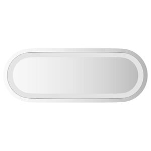 vidaXL LED Bathroom Mirror Transparent 40 x 15 cm Tempered Glass