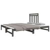 vidaXL Pull-out Day Bed without Mattress Grey 2x(90x190) cm