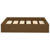 vidaXL Dog Bed Honey Brown 51.5x44x9 cm Solid Wood Pine