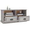vidaXL TV Cabinet Grey Sonoma 93x35.5x45 cm Engineered Wood