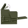 vidaXL Chicken Treadle Feeder Olive Green 50 x 40 x 29 cm