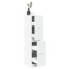 vidaXL Apothecary Cabinet White 30x41x144,5 cm Engineered Wood