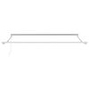 vidaXL Retractable Awning Manual Light Grey 350 x 250 cm