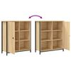 vidaXL Sideboard Sonoma Oak 70x30x80 cm Engineered Wood