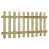vidaXL Picket Fence 180x100 cm Impregnated Solid Wood Pine