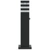 vidaXL Outdoor Floor Lamp with Sensor Black 50 cm Aluminium