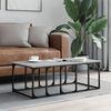 vidaXL Coffee Table Grey Sonoma 100x50x35.5 cm Engineered Wood
