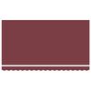 vidaXL Retractable Awning Manual Burgundy 400 x 200 cm Fabric