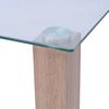 vidaXL Dining Table Glass 120x60x75 cm