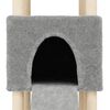 vidaXL Cat Tree with Sisal Scratching Posts Light Grey 153 cm