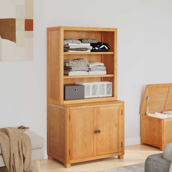 vidaXL Storage Furniture Set with Storage Brown Engineered wood