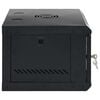 vidaXL Network Cabinet with Storage Black 53 x 45 x 30 cm Steel