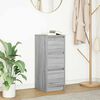 vidaXL Sideboard Grey Sonoma 29.5x34x76 cm Engineered Wood