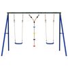 vidaXL Outdoor Swing Set with Swings and Disc Swing