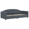vidaXL Daybed with Mattress Dark Grey 90x190 cm Velvet