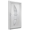 vidaXL Front Door White 88x200 cm PVC
