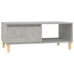 vidaXL Coffee Table Concrete Grey 90x50x36.5 cm Engineered Wood