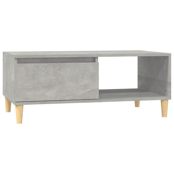 vidaXL Coffee Table Concrete Grey 90x50x36.5 cm Engineered Wood