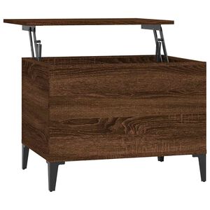 vidaXL Coffee Table Brown Oak 60x44.5x45 cm Engineered Wood