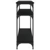 vidaXL Console Table Black 100x29x75 cm Engineered Wood