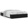 vidaXL Ottoman Bed Frame No Mattress Black Double Velvet