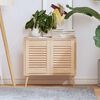 vidaXL Cabinet Door 2 pcs Natural 39.5 x 29.5 cm Solid Pine Wood