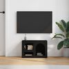 vidaXL TV Cabinet Black 60 x 35 x 40 cm Engineered Wood