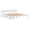 vidaXL Bed Frame with Drawers without Mattress White 180x200 cm Super King