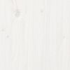 vidaXL Headboard with Shelves White 100 cm Solid Wood Pine