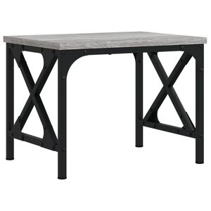 vidaXL Printer Stand Grey Sonoma 40x30x31 cm Engineered Wood