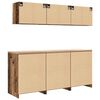 vidaXL Garage Cabinets 6 pcs Old Wood Engineered Wood