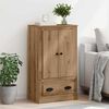 vidaXL Highboard Artisan Oak 60 x 35.5 x 103.5 cm Engineered Wood