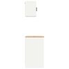 vidaXL Garage Cabinets 2 pcs White Engineered Wood