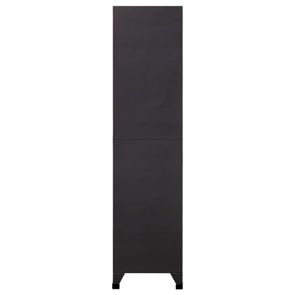 vidaXL Locker Cabinet Anthracite 90x40x180 cm Steel