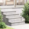 vidaXL Stair Tread Rectangular 4 pcs Silver 70 x 20 cm Aluminium