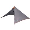 vidaXL Family Tent Tipi 7-Person Grey and Orange Waterproof