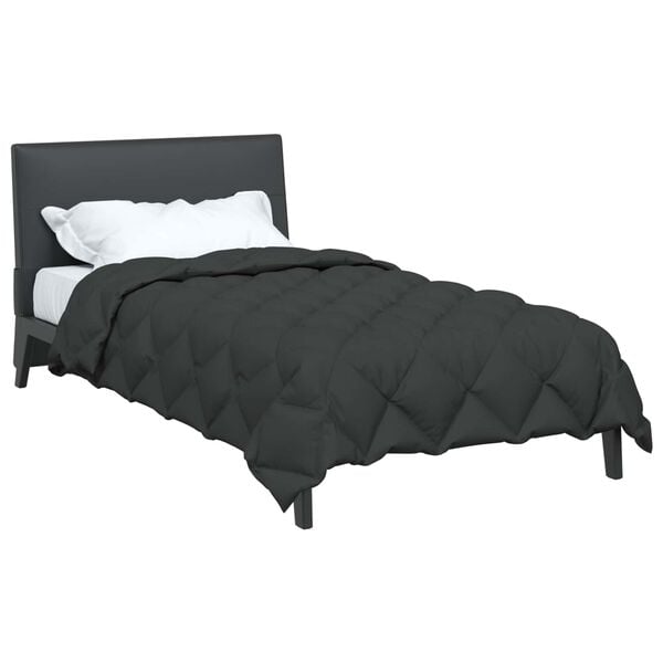 vidaXL Winter Duvet Anthracite 200 x 140 cm Microfiber