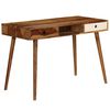 vidaXL Writing Desk 110x55x76 cm Solid Acacia Wood