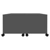 vidaXL Coffee Table Grey 75x75x38 cm Engineered Wood
