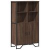 vidaXL Highboard Brown Oak 79,5x35,5x137,5 cm Engineered Wood
