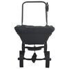 vidaXL Spreader Black 47 x 82 x 75 cm PVC and Steel